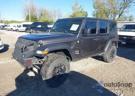 2020 Jeep Wrangler Unlimited Sport S 4X4 from USA, damaged, VIN 1C4HJXDG1LW124229